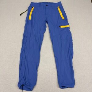 Outdoor Afro x REI Pants 34x30 Blue Nylon Tapered Hiking Outdoor Lightweight